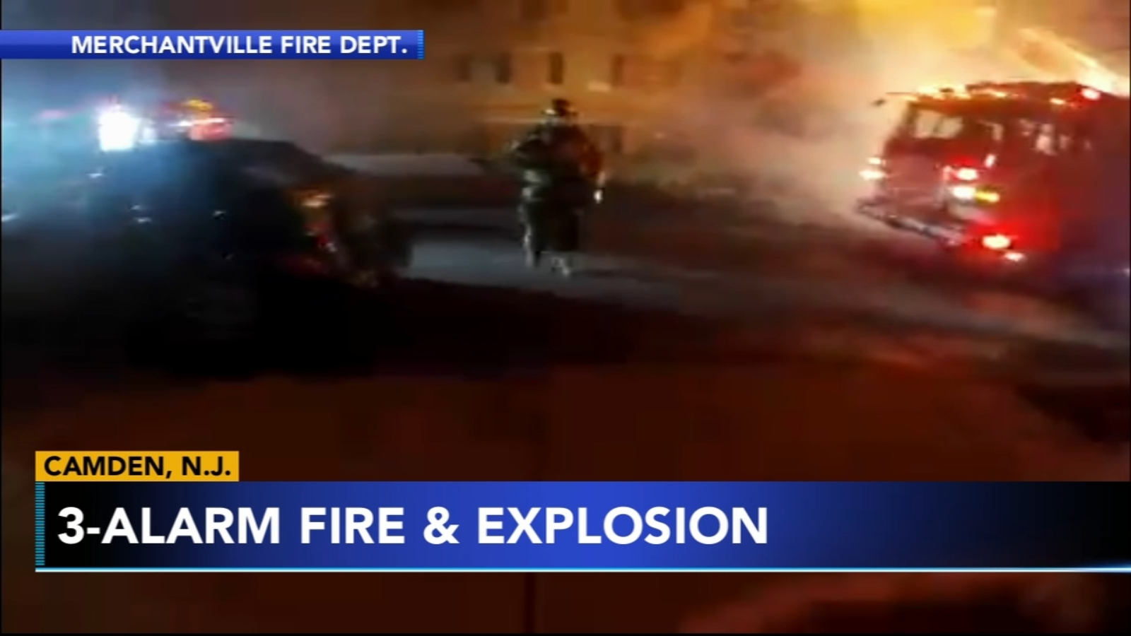 Firefighters battle fire at Camden apartment building 6abc Philadelphia