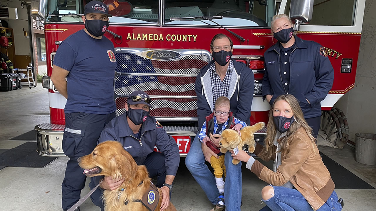 Bay Area firefighters give 'miracle' boy ultimate birthday gift