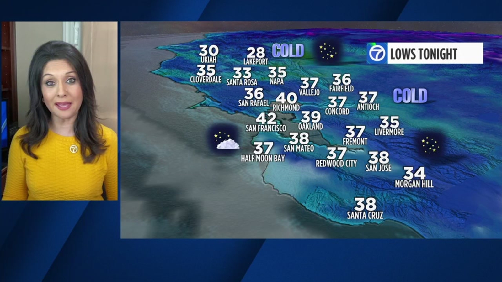 San Francisco Bay Area AccuWeather forecast: Clear skies, some patchy frost overnight - Vimarsana News