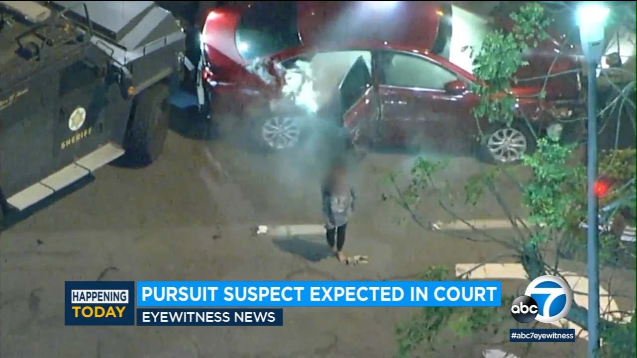 Woman in reckless SoCal chase to appear in court