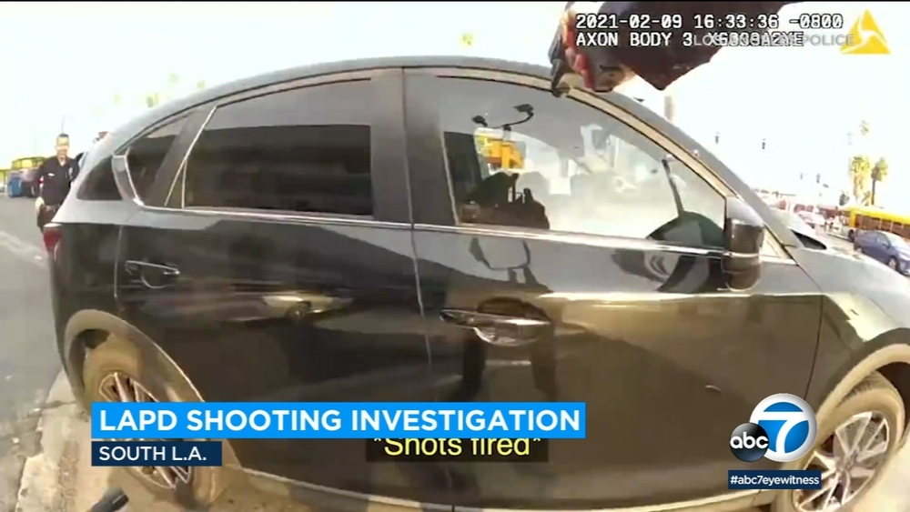 Body-cam video shows officer-involved shooting in South LA 