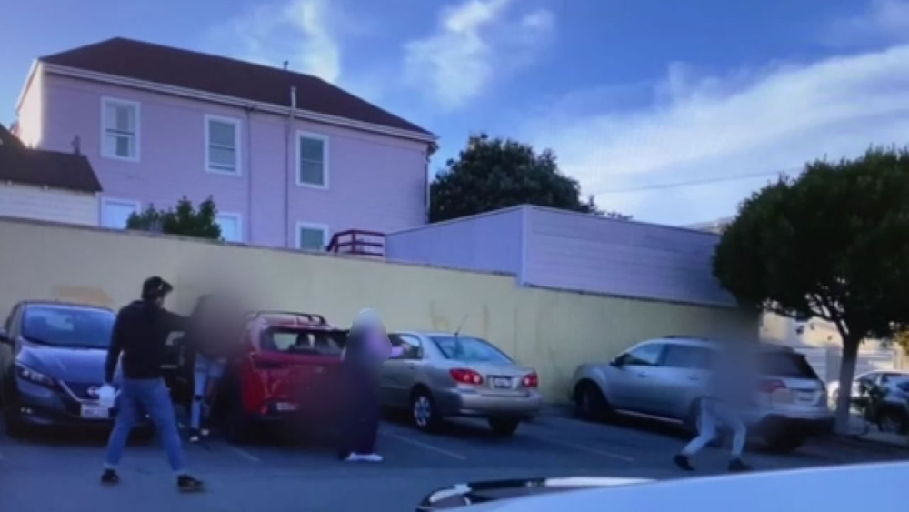 EXCLUSIVE: Video shows man save older woman during SF carjacking