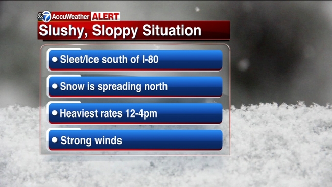 Chicago Weather Radar: Several inches of snow fall in short winter ...