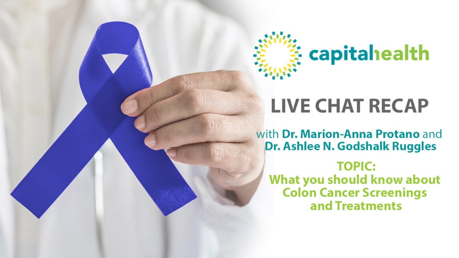 CHAT REPLAY | What you should know about Colon Cancer Screenings and Treatments - Vimarsana News