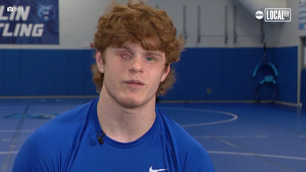 Blind, autistic wrestler has no fear