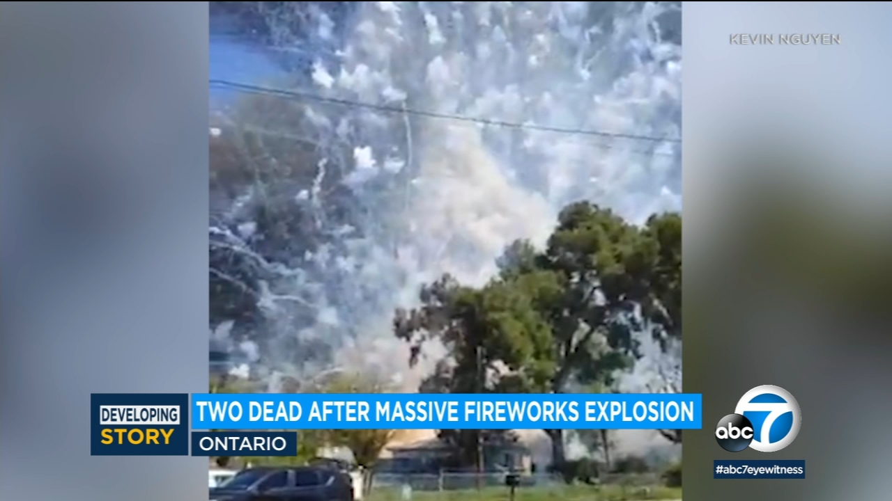 Ontario Explosion 2 Men Id D After Being Killed In Fireworks Blast Crews Working To Clear 80 Properties Of Debris Abc7 Los Angeles
