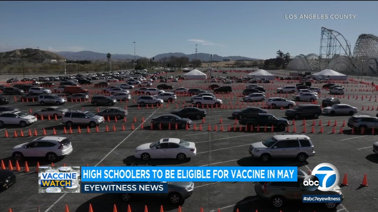 LA County high school students over 16 may be eligible for vaccine in May