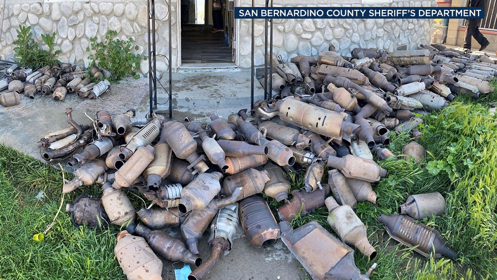 400 stolen catalytic converters worth $400K seized from IE home