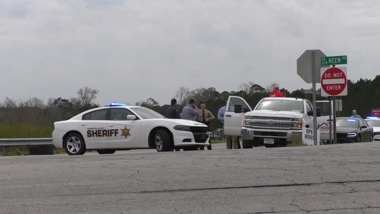 Mother shot by child in back seat on I-95 in Johnston County