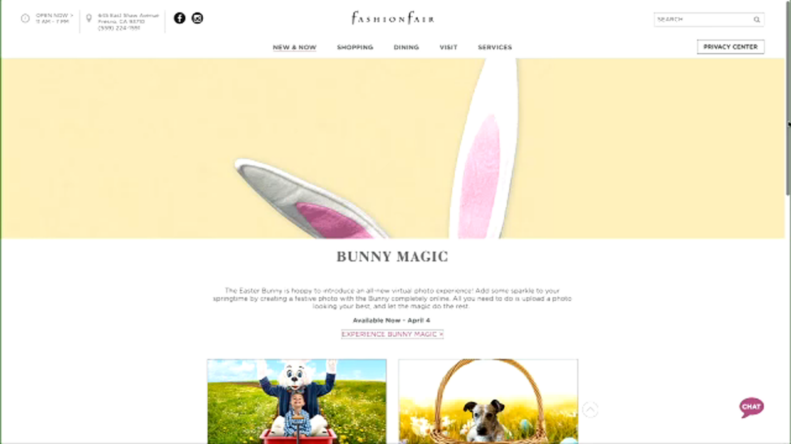 Fresno's Fashion Fair Mall offering virtual photos with the Easter Bunny ABC30 Fresno