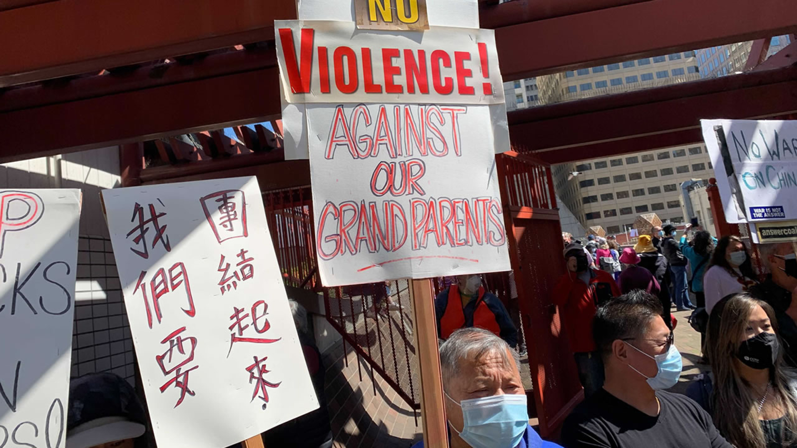 Hundreds gather in San Francisco's Chinatown to mourn Atlanta shooting