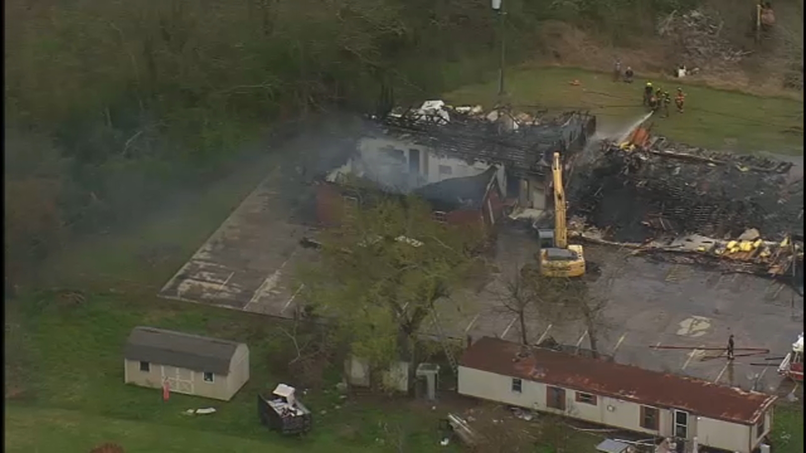 Evergreen Baptist Church in Clute, Texas destroyed by fire ABC13 Houston