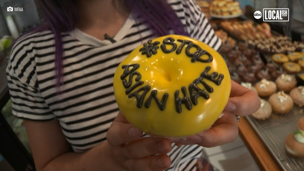 This shop's Stop Asian Hate donuts are selling out