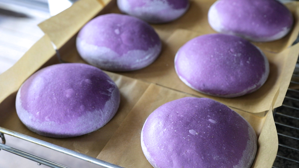 This pandemic-born bakery stuffs ube and paella into sourdough bread