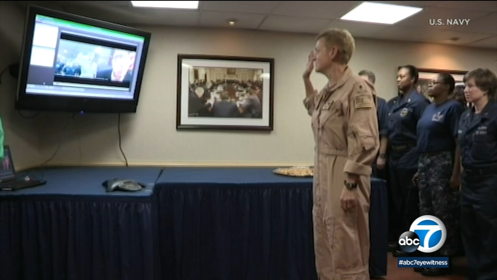 ABC7 Salutes: Groundbreaking veteran who became the 1st woman to lead a ...
