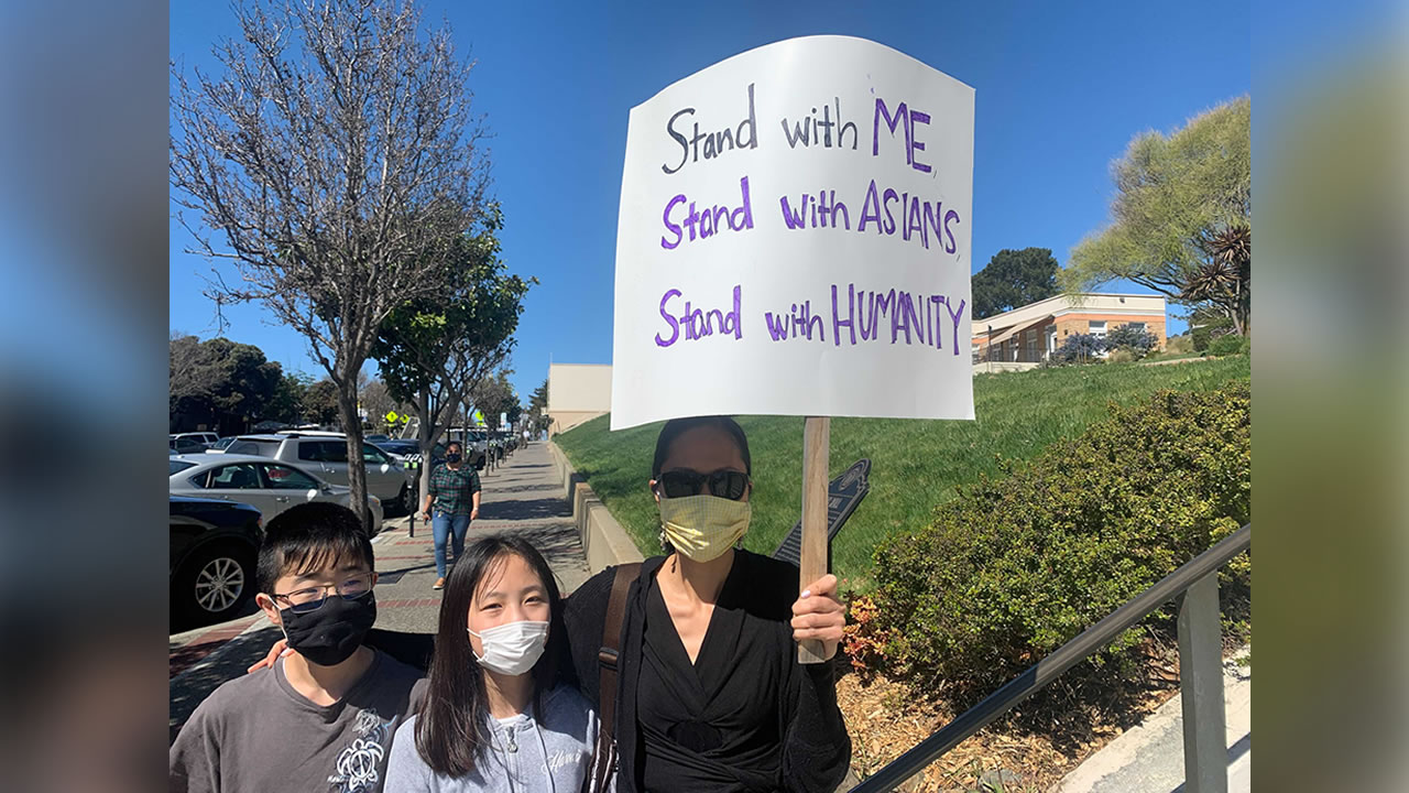 Supporters gather for 'Rise Up with Asians Rally' event in SF