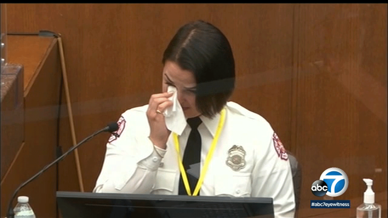 Chauvin trial: Off-duty firefighter says she was stopped from helping