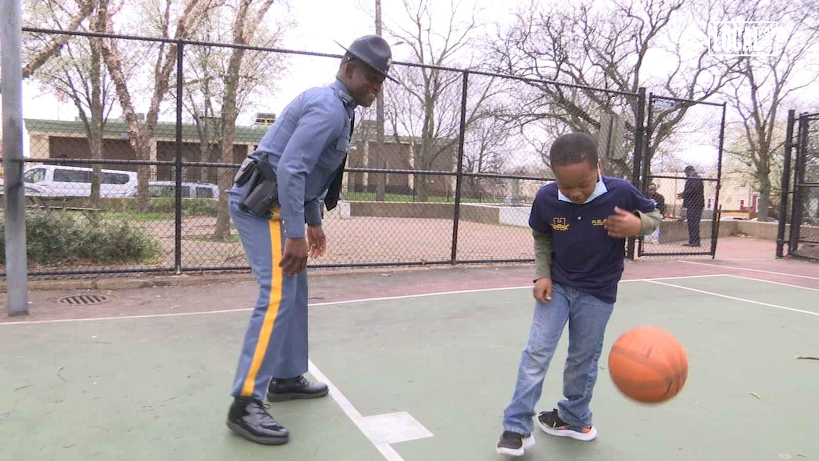 Delaware State Trooper Joshua Morris Gifts 9 Year Old New Basketball Sneakers Abc7 San Francisco