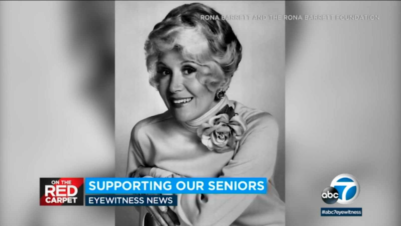 Former entertainment reporter Rona Barrett now dedicates her life to