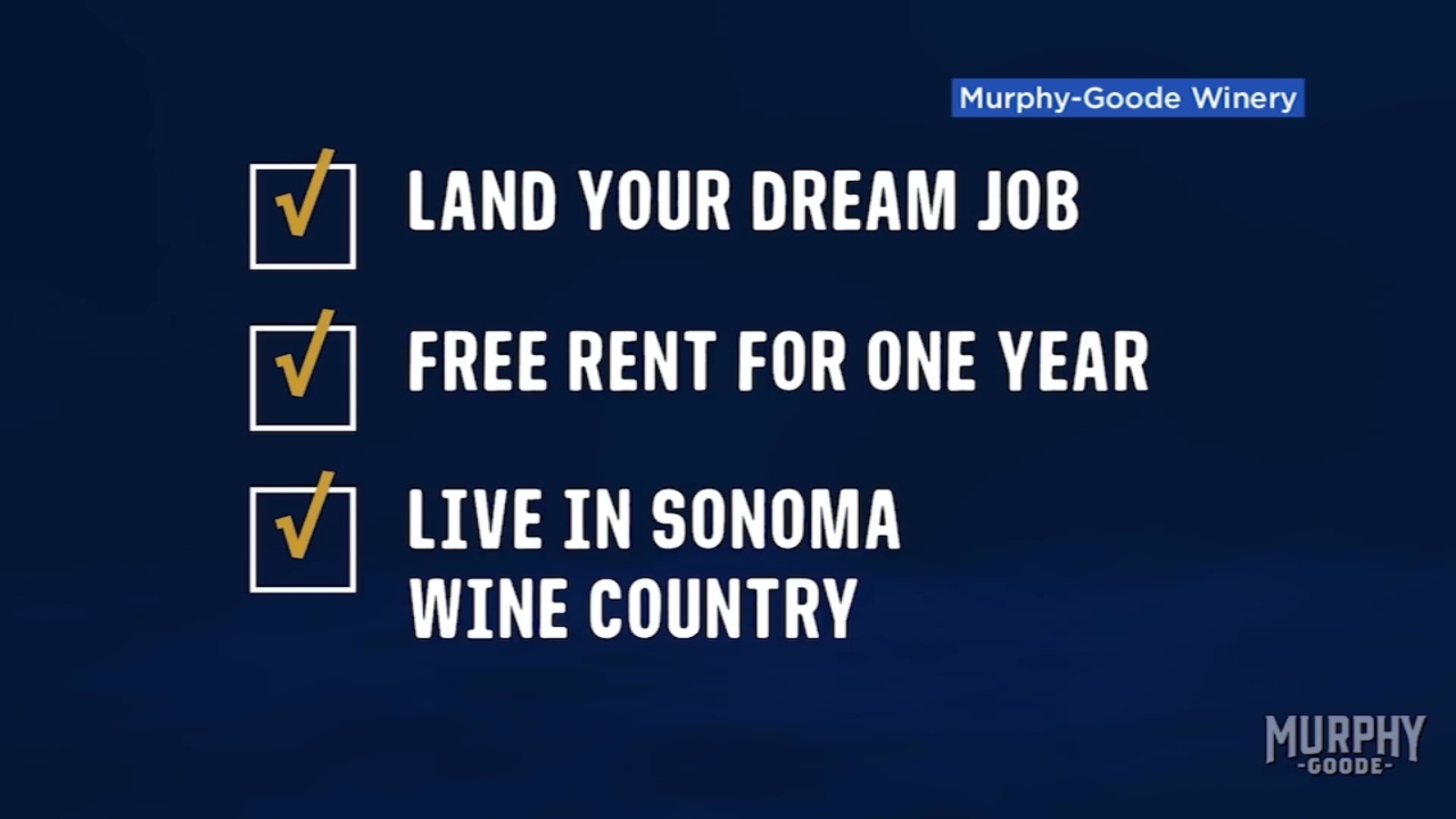 Job Hunting with Jobina Sonoma County's MurphyGoode Winery willing to