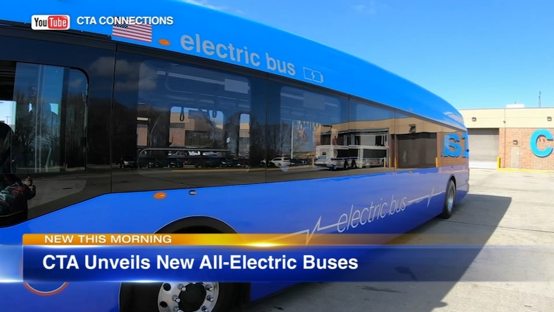 Cta Unveils New Electric Buses Abc7 Chicago
