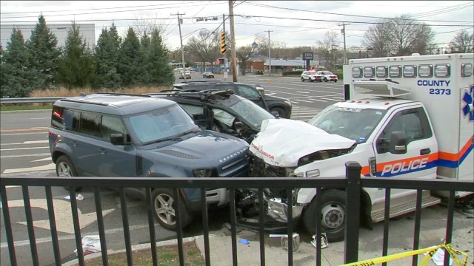 2 injured in serious accident involving ambulance in Westbury ABC7