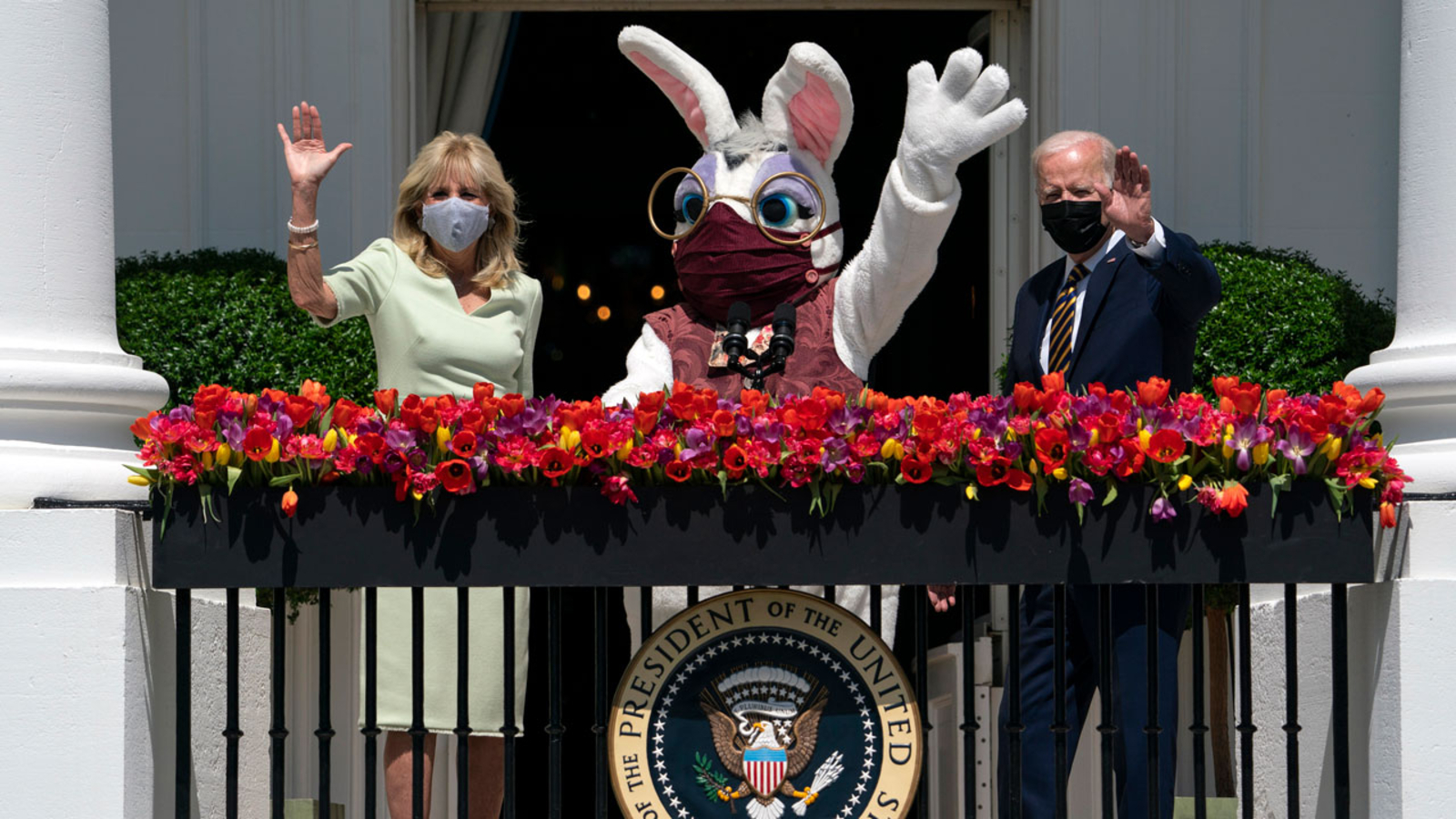 President Joe Biden delivers Easter Monday message from White House