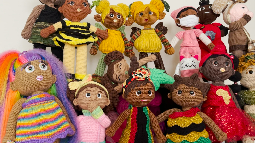 Unique crochet dolls diversify toy boxes around the world