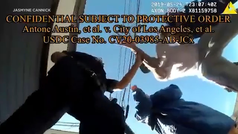 Dramatic LAPD bodycam video released in racial profiling lawsuit