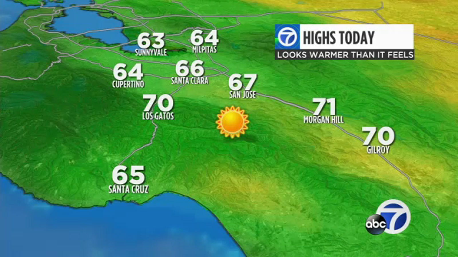 AccuWeather forecast Nearly seasonal today before weekend warming