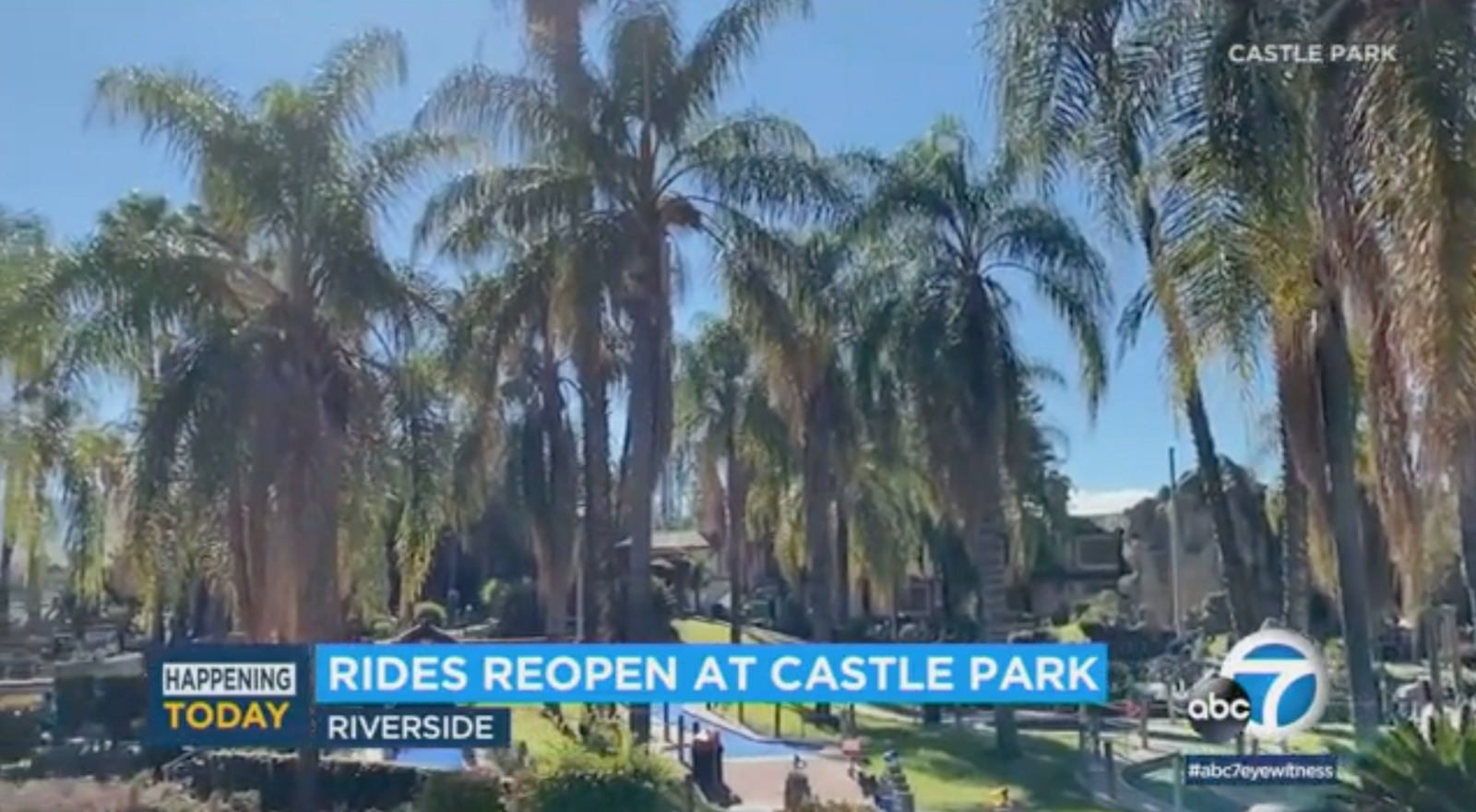 Castle Park in Riverside reopens to the public - ABC7 Los Angeles