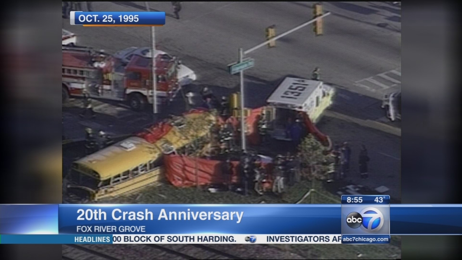 1995 Fox River Grove Bus Train Collision Daily Herald: 20th anniversary of Fox River Grove train-bus crash