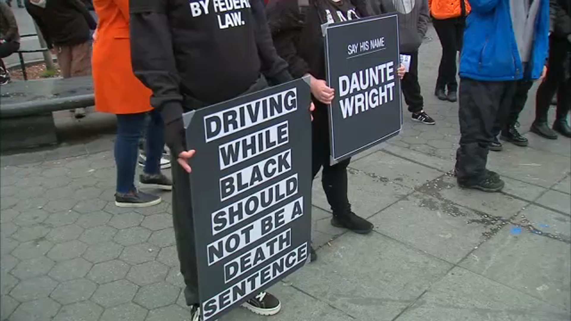 Protests break out in NYC after death of Daunte Wright