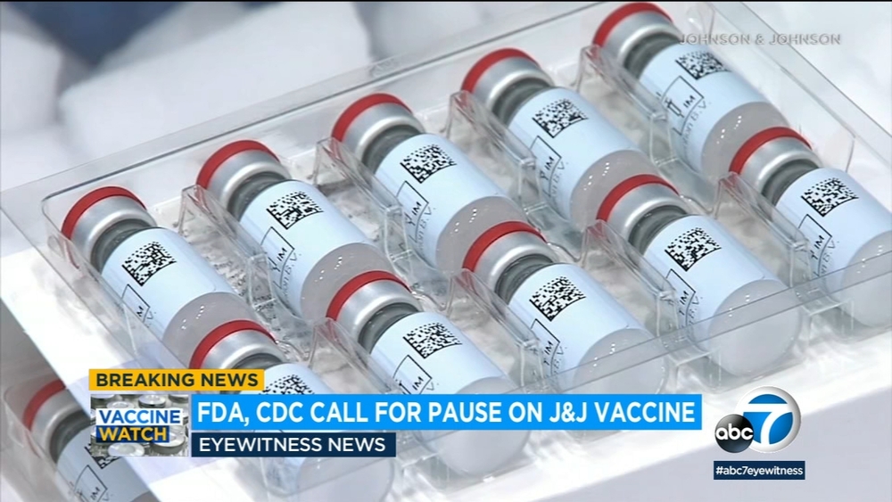 FDA, CDC call for 'pause' on J&J COVID-19 vaccine