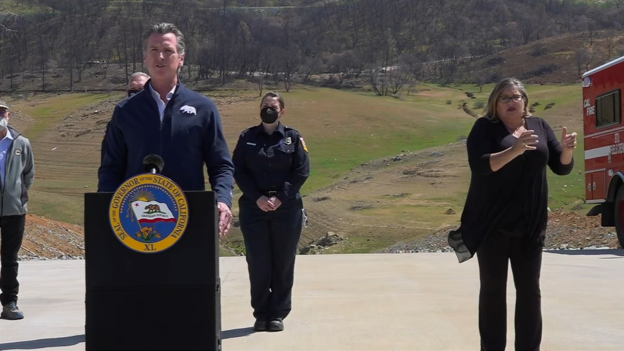 Newsom discusses $536 million wildfire prevention plan