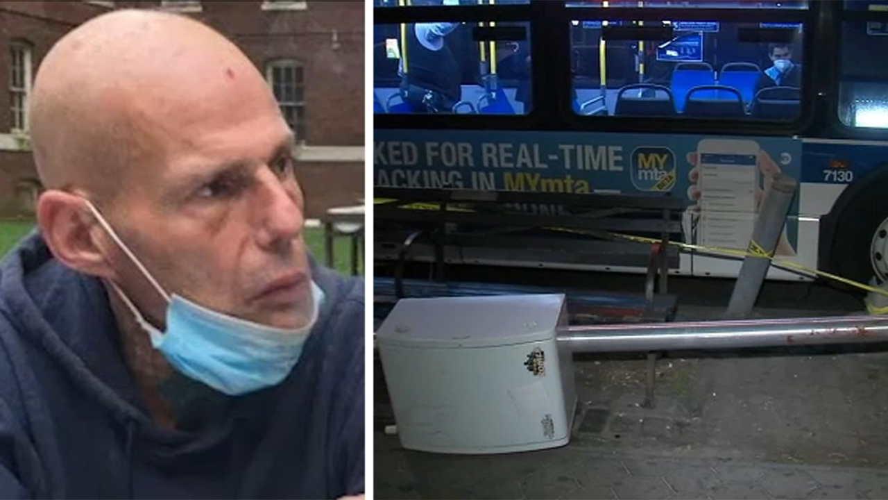 Wife mourns husband killed in freak bus accident