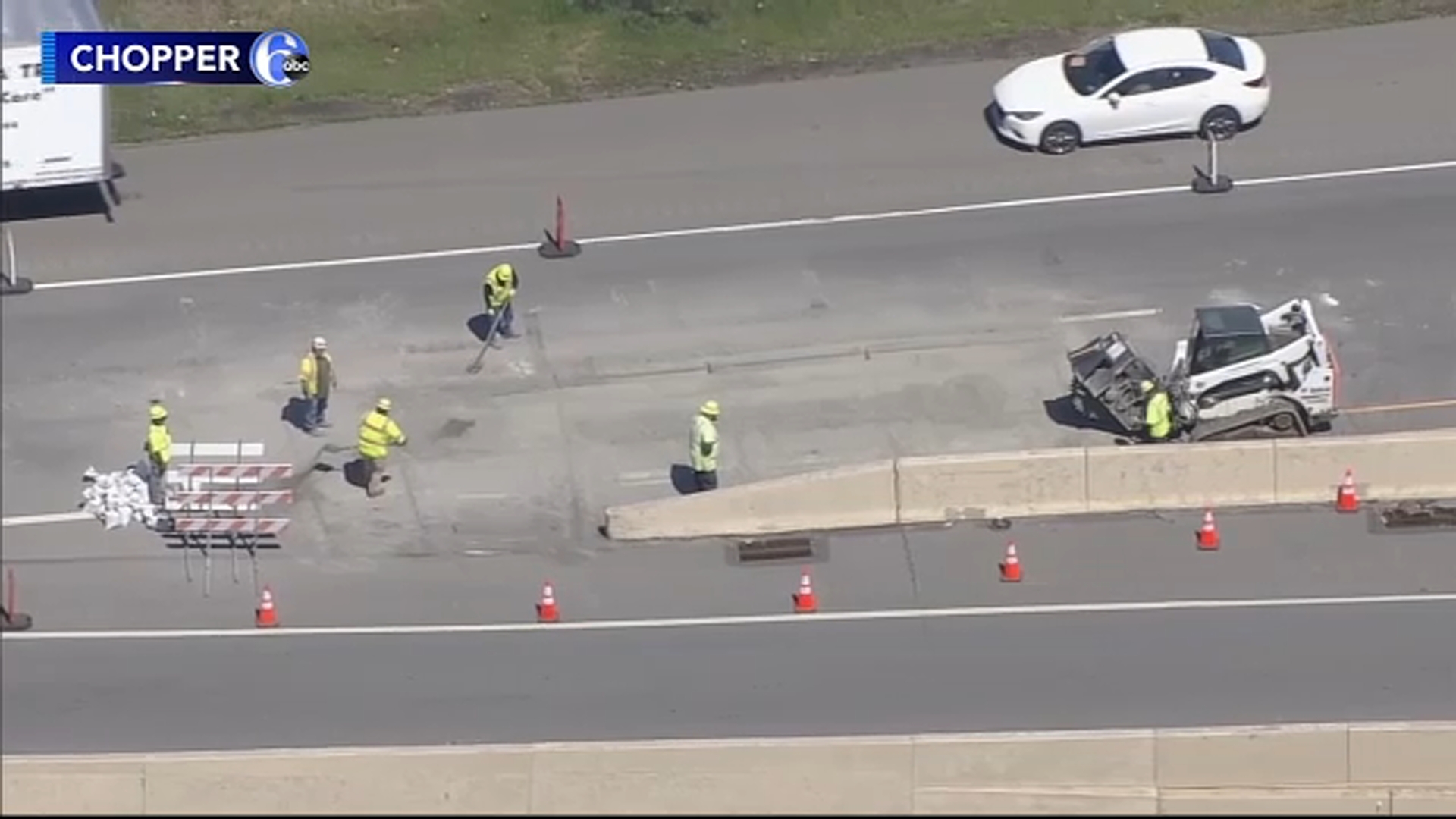 Possible sinkhole on I-76 causes traffic headache near King of Prussia
