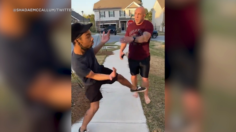 Soldier charged after video of confrontation with Black man