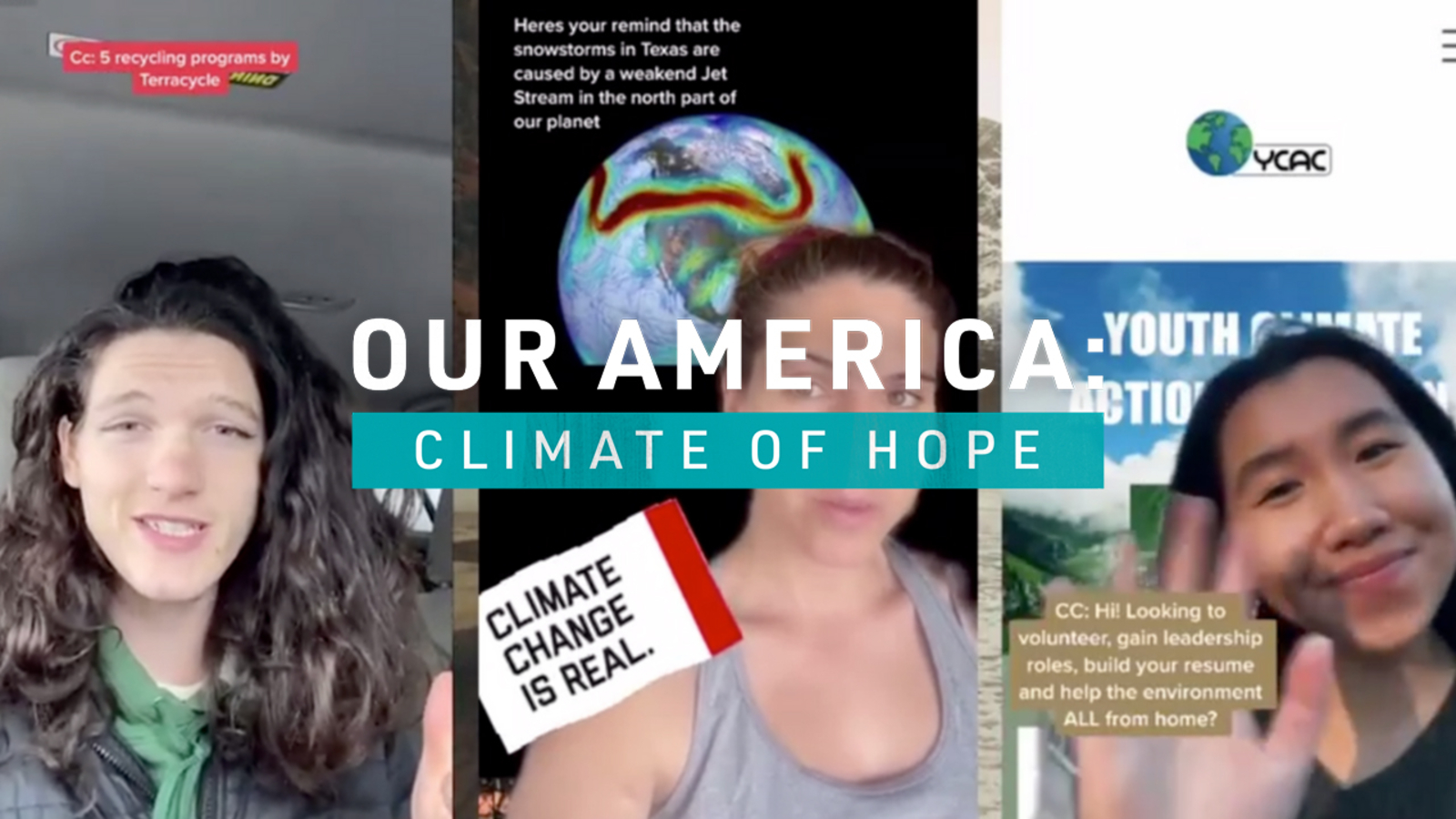Meet the Gen Z climate activists of Eco TikTok Our America Climate