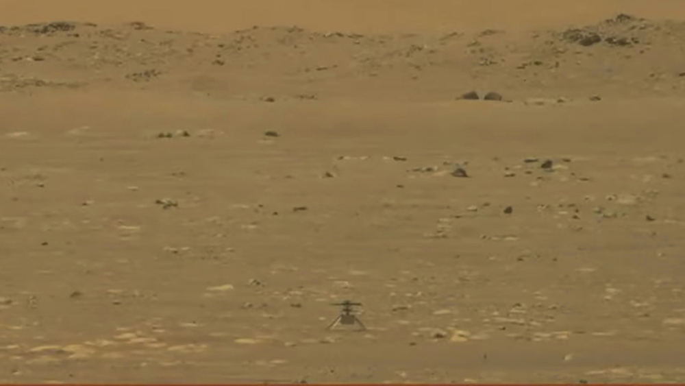 Mars helicopter Ingenuity completes its historic first flight