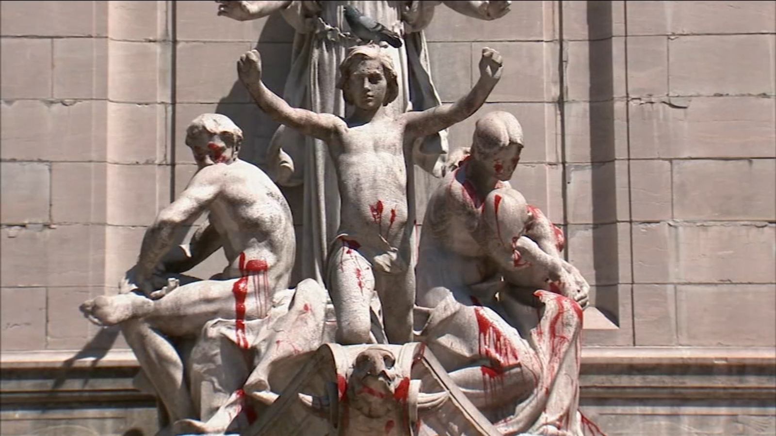 6 arrested, NYC monument defaced in several acts of vandalism ABC7
