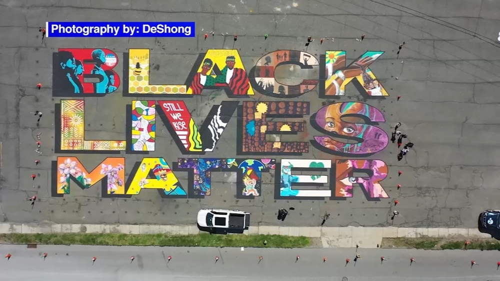 New Jersey BLM mural filled with vibrancy, boldness and hope