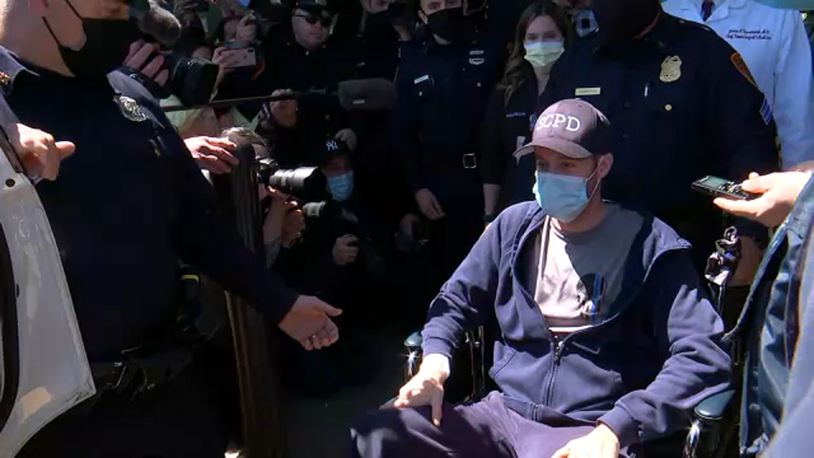 Suffolk County police Officer Christopher Racioppo, who lost 'majority ...