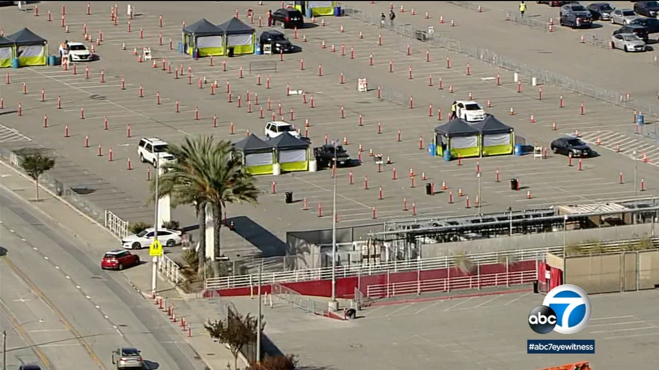 New mass-vaccination site opens at OC's Great Park