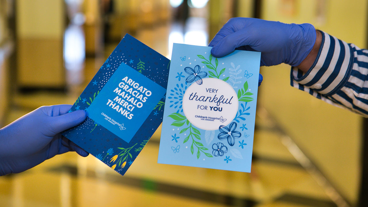 Children's Hospital Los Angeles kicks off its inaugural Thank a Caregiver initiative by inviting supporters to send thank you cards in honor of National Nurses Week and National Hospital Week.