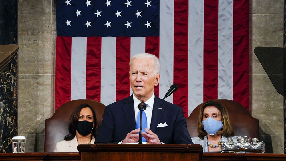 Biden to the nation: 'America is rising anew"