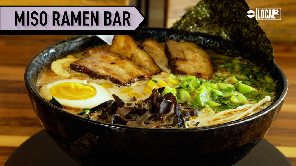 Inside the making of ramen dishes at Miso Ramen Bar