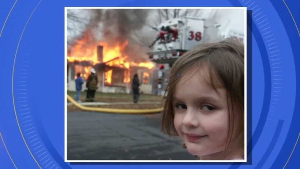 Disaster girl sells ownership of viral photo for big bucks