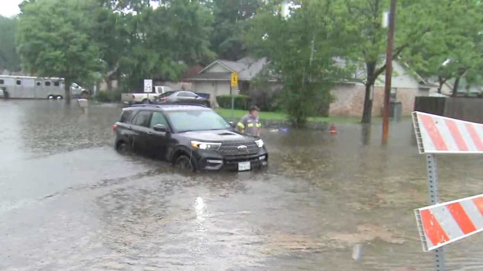 Continued downpours are impacting parts of SE Texas including high