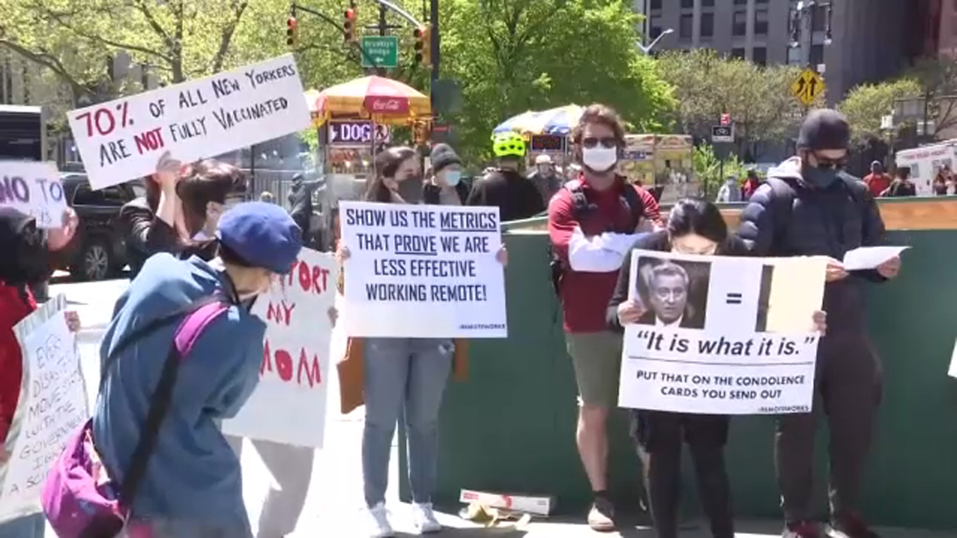 NYC municipal workers fighting for option to remain remote